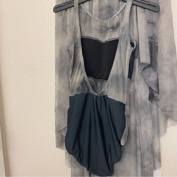 Reverence solo dance costume 2 piece leotard maxi mesh skirt LA-Large adult - Picture 2 of 12